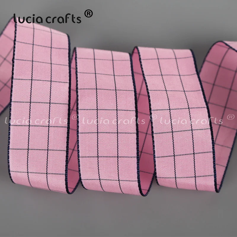 1 ярд Печатный розовый корсаж атласная органза ленты точка сетка лента кружева DIY лук Ремесло швейная одежда свадебное украшение 040044140 - Цвет: Style 7  25mm