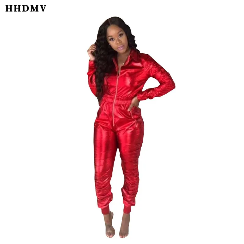HHDMV GCQ15138 повседневные нейтральные минимализм стильные комбинезоны с длинными рукавами и лацканами на молнии карманы однотонные комбинезоны длинные брюки