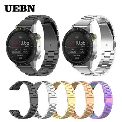 UEBN 26 мм металлический ремешок из нержавеющей стали для Garmin fenix6/fenix5/fenix 6X/fenix 5x/fenix3 ремешок 22 мм Ремешки для наручных часов