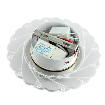 

New Modern Crystal LED Ceiling Blue Light Superior Lamp Fixture Chandelier