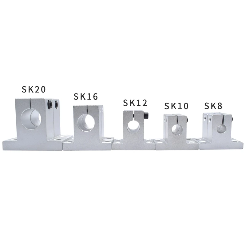 Опорные части вала для XYZ настольных валов 4 шт./8 шт. SK25 SK30 SK35 SK40 SK50 SK60|Линейные