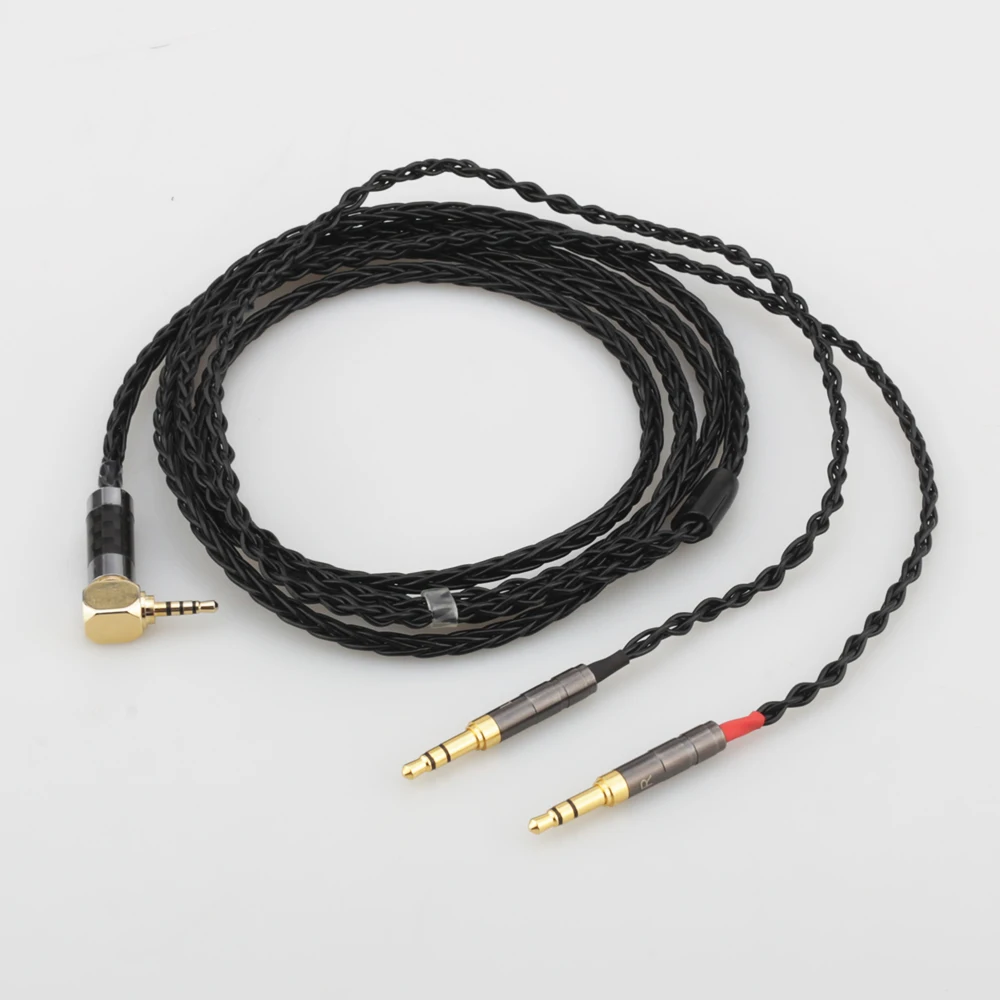 High Qaulity HC028 8 Cores Headphone Earphone Cable For Denon AH D600 D7100 Hifiman Sundara Ananda HE1000se HE6se he400