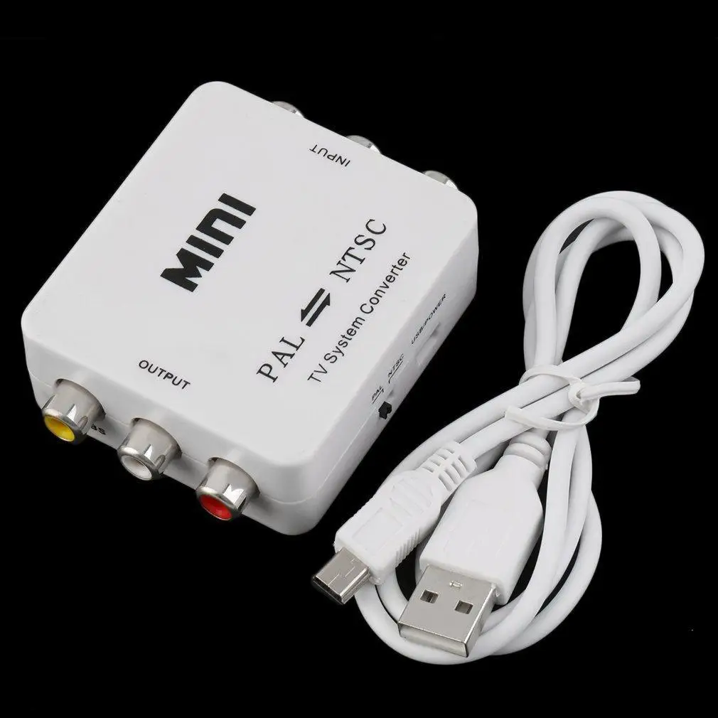 PAL NTSC SECAM к NTSC PAL ТВ Видео система конвертер коммутатор адаптер QT