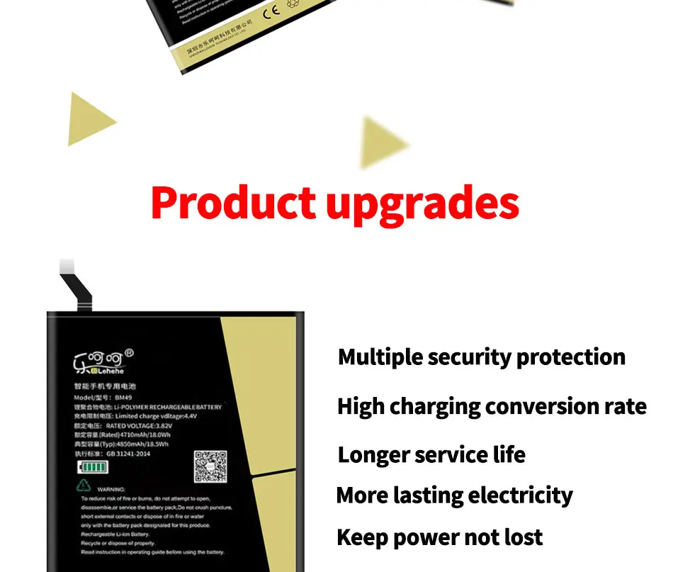 Bm49 bm50 bm51 для mi max 2 max 3 батарея для mi max max2 max 3 замена внутренней батареи