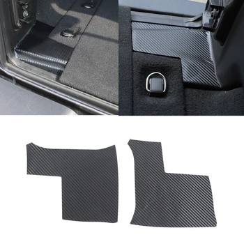 

Tail Box Guard Decoration Stickers for Jeep Wrangler JL 2018 2019 Car Interior Accessories Black Carbon Fiber Car Styling 2pcs