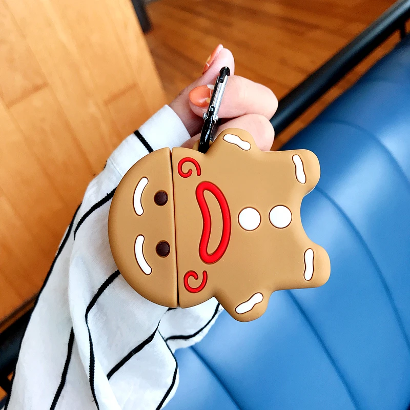 Для AirPods 2 Чехол с милым мультяшным 3D забавным животным силиконовый защитный чехол для Air pods чехол Bluetooth чехол для наушников с крючком
