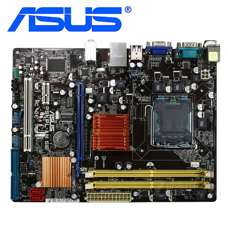 

ASUS P5KPL-AM SE Motherboards LGA 775 DDR2 4GB For Intel G31 P5KPL-AM SE Desktop Mainboard Systemboard SATA II PCI-E X16 Used