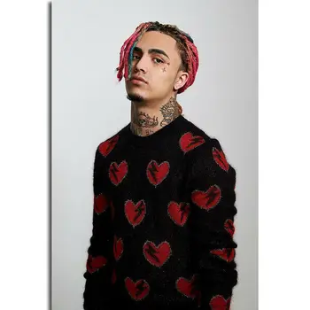 

Lil Pump Rap Music Hip Hop Star Hot Wall Sticker Home Decoration Silk Art Poster