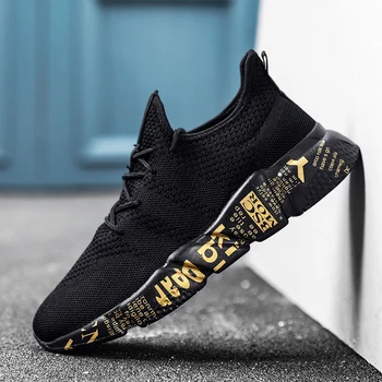 

Men Shoes Casual Running Shoes Lightweight Breathable Fashion Graffiti Sole Sneakers Male Footwear New Arrival Zapatillas Hombre