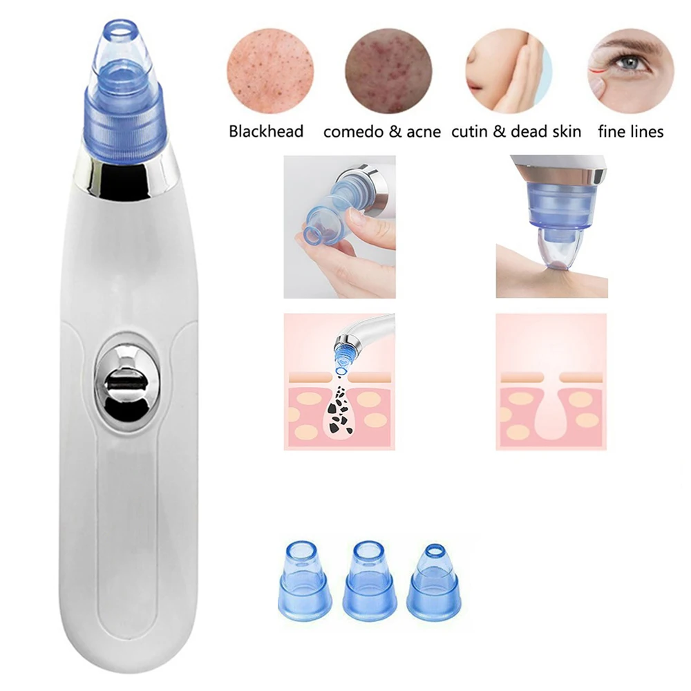 

Pore Cleaner Blackhead Remover Vacuum Electric Nose Face Deep Cleansing Skin Care Machine Facial Cleaner Tools