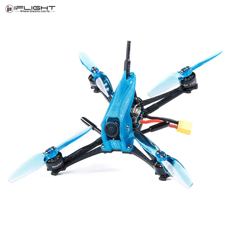 Квадрокоптер iFlight TurboBee 136RS 136 мм sucex Micro F4 V1.5 3 дюймовый 4S Вт/Caddx.us камера DIY FPV