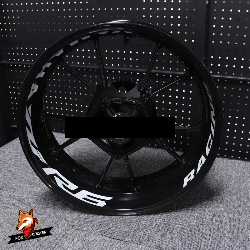 Reflective Decals Apply To Yamaha Yzf R6 Motorcycle Wheel Hub Stickers