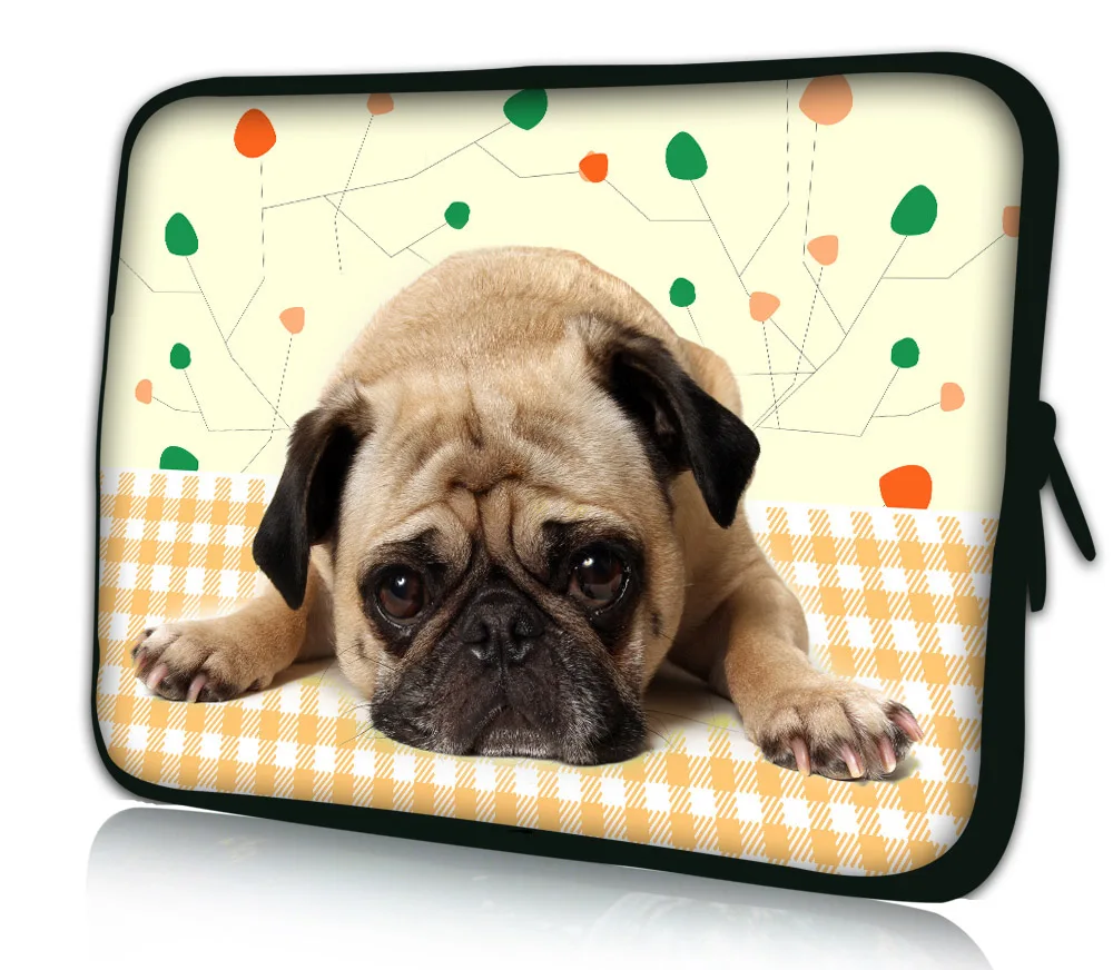 Free shipping Customizable Cute Puppy 13" Laptop Sleeve Case Bag Soft Neoprene Pouch For 13.3" Macbook notebook | Компьютеры и