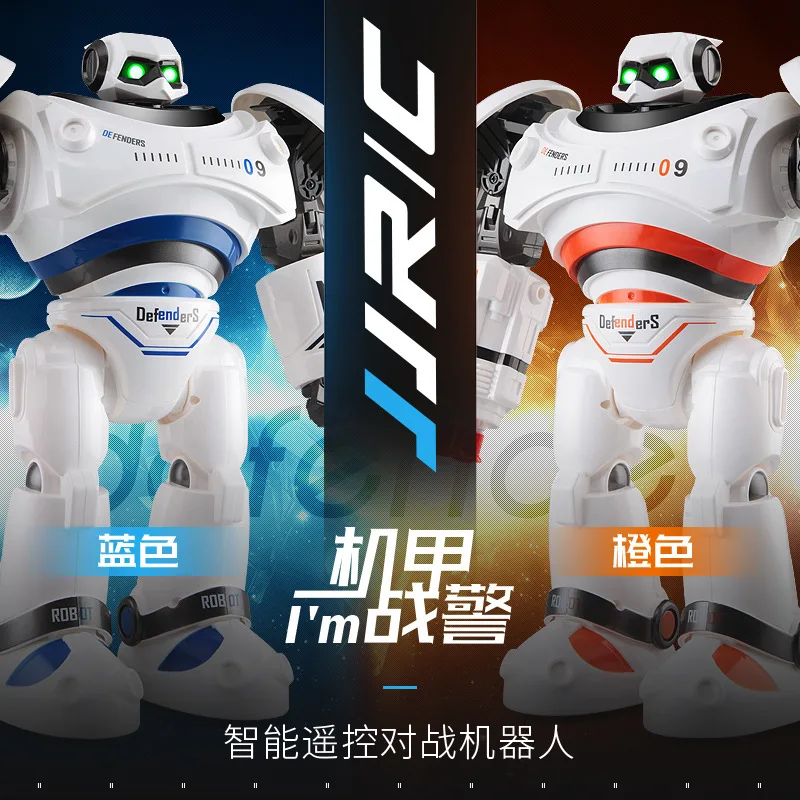 

Jjrc 333-vs12 Electricity Supplier Packaging Machinery Cops Robot Toys Remote Control Smart Dialogue Programming Battle
