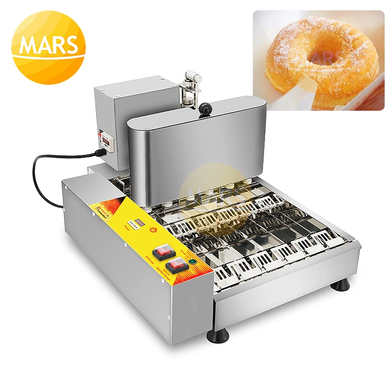 

Hot Snack Automatic Electric Doughnut Donut Maker Machine Stainless Steel Donut Fryer 220v 110v Krapfen Machine for Kitchen