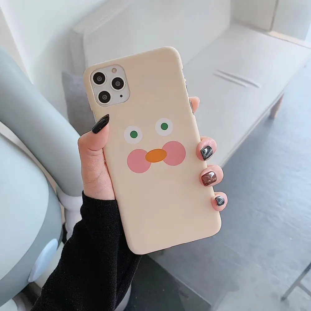Симпатичный мультяшный Силиконовый ТПУ чехол для iphone11proMax/Xsmax/Xr/7P/8plus матовый