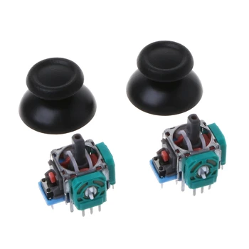 

2 Pcs Joystick Axis Analog Sensor Module Thumbstick For PS4 Pro Slim Controller