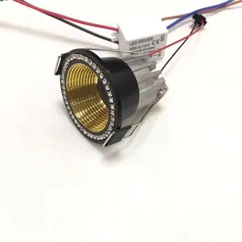 

5Stück 3 W LED Mini Einbauleuchte Rund verstellbarer Spot Deckenlampe 95-265 V LED-Schrankleuchte