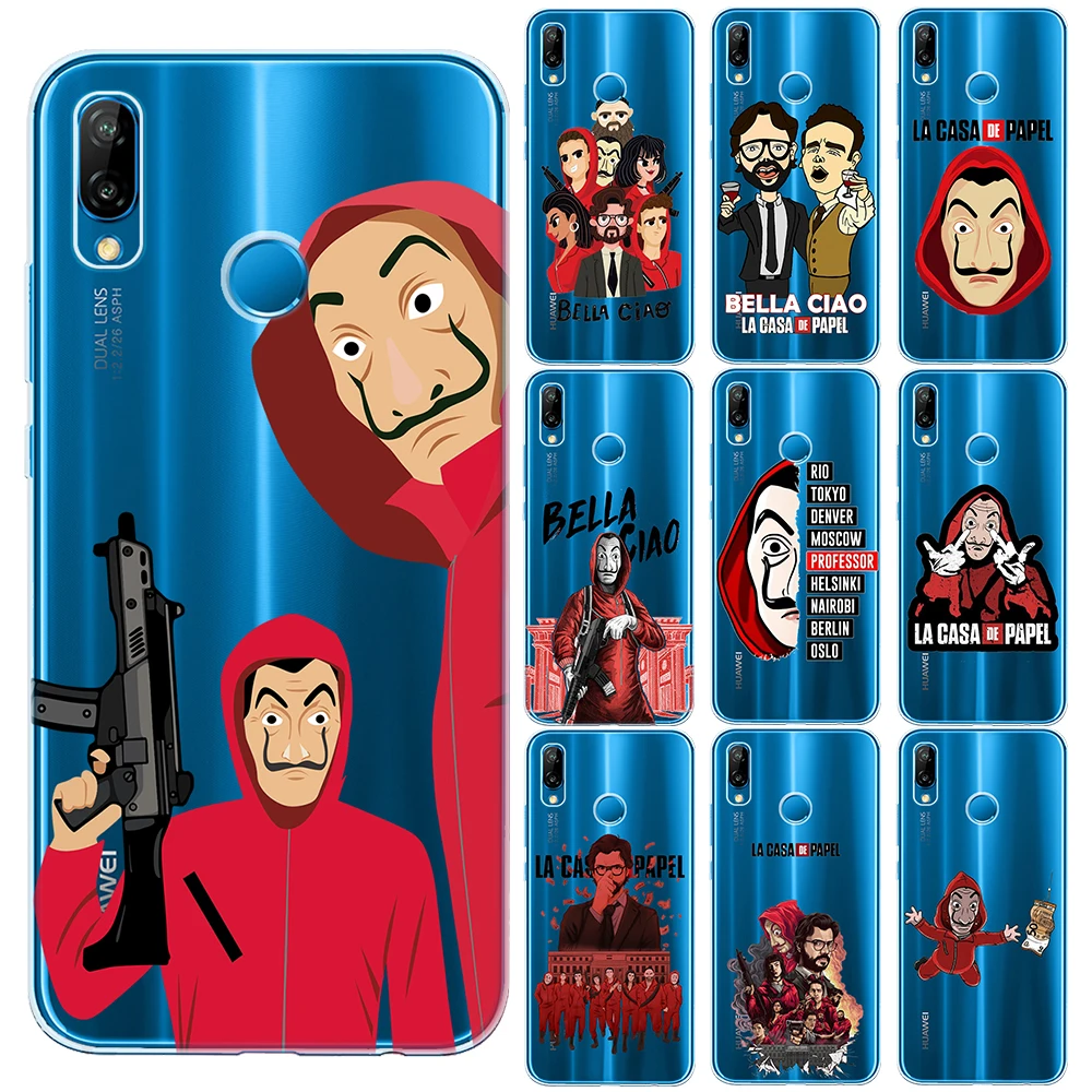 Силиконовый чехол для Huawei P40 Lite E P10 P20 P30 Pro Plus P8 2017 Y9 2018 2019 | Мобильные телефоны и