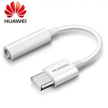 HUAWEI-cable de Audio tipo C 3,5, adaptador de auriculares con conector USB C a 3,5mm para Huawei P10, P20, P30 pro, Mate 10 Pro, 20, 30