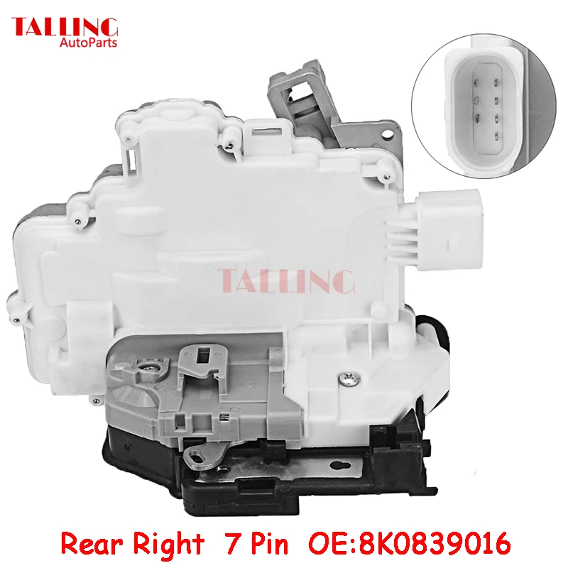 Дверной замок 8k0839016 8K0839015 8J2837016A 8J2837015A для AUDI Q7 A5 A4 Q5 Q3 2006- сзади передней правой и левой