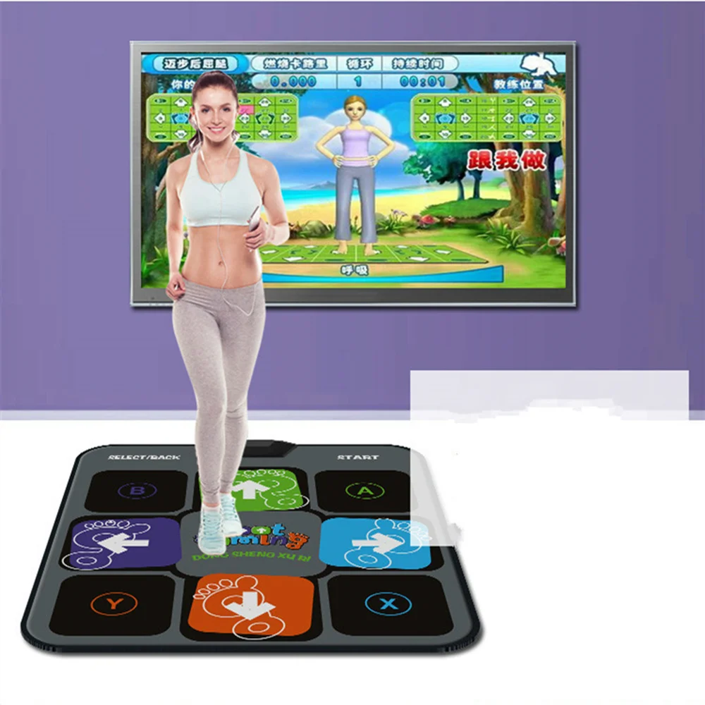 Cdragon Wireless Console Dance Mat TV Computer Single Players Dual Use Massage Home Yoga Machine Sliming Game