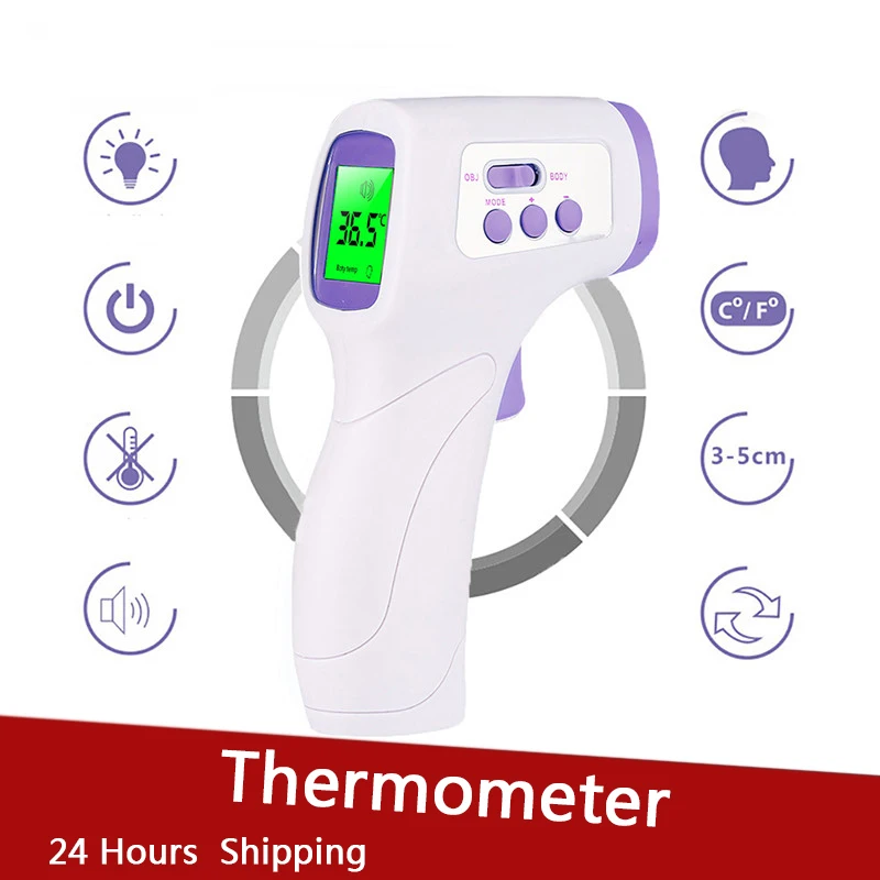 

Cofoe Forehead Thermometer Non Contact Infrared Thermometer Body Temperature Fever Digital Measure Tool for Baby Adult