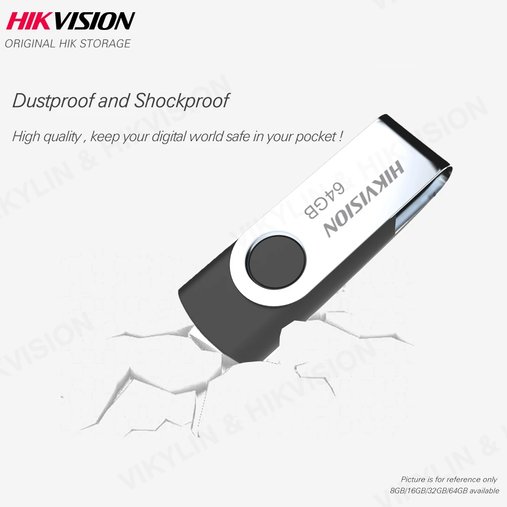 Hikvision оригинальный USB флеш накопитель 8 ГБ 16 32 64 Гб мини USB2.0 USB3.0 Флешка карта памяти