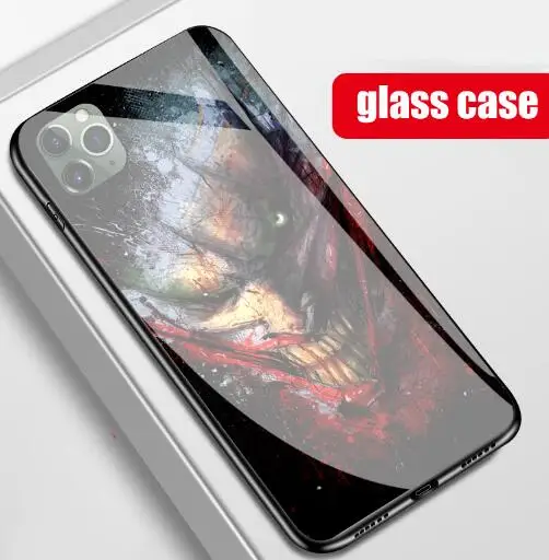 04 Joker Joaquin Phoenix чехол из закаленного стекла для телефона для iphone X XR XS MAX 11 pro 6 6S 7 8 plus samsung s8 s9 s10 plus note 8 9joker - Цвет: 04
