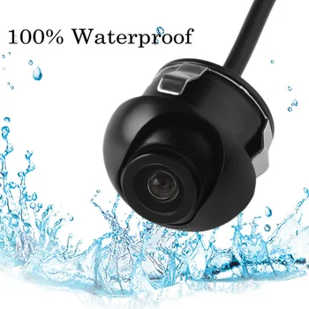 

Car Rear View Side Mirror CCD Front Backup Reversing Parking Hole Camera Kit Car Camera With Video Cable Power Cable
