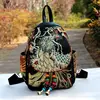 2022 Retro Phoenix Embroidered Backpack Sequins Canvas Tribal Ethnic Embroidered Floral Backpacks National Women Back Pack Bag ► Photo 1/6