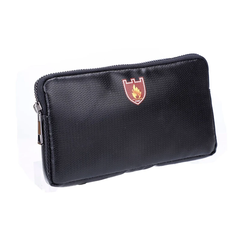 Bolsa de dinero a prueba de fuego GPS RFID, bolsa de dinero, efectivo, banco, tarjetas, pasaporte, objetos de valor, organizador, Bolsa de bloqueo de señal de almacenamiento seguro