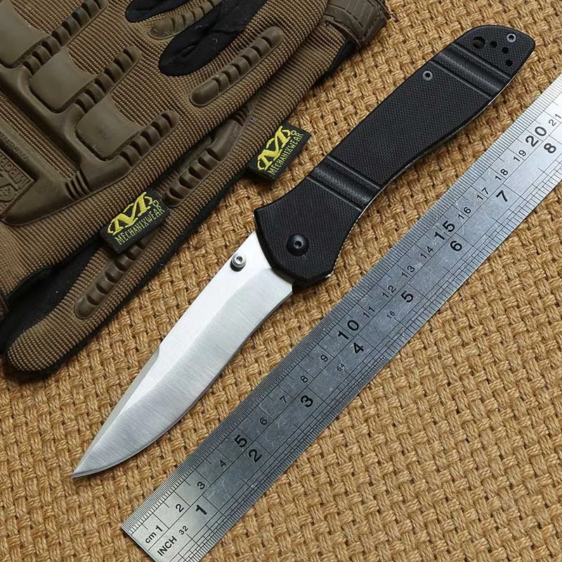 DICORIA BM 710 Axis system D2 лезвие Тактический складной нож G10 Ручка медная шайба охотничий