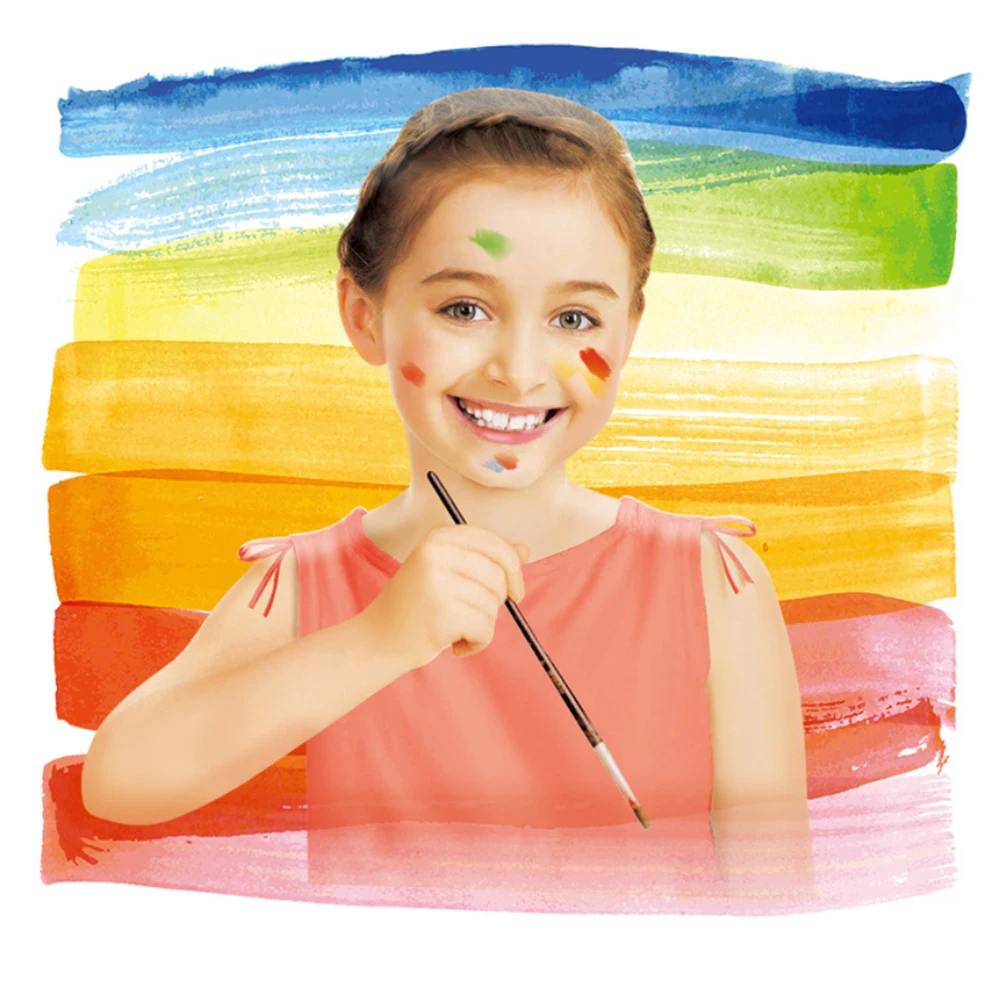 Игрушка для рисования DIY цветной граффити дом с 6 цветными ручками ручная роспись каракули бумажный дом Дети Раннее Образование игрушки подарок
