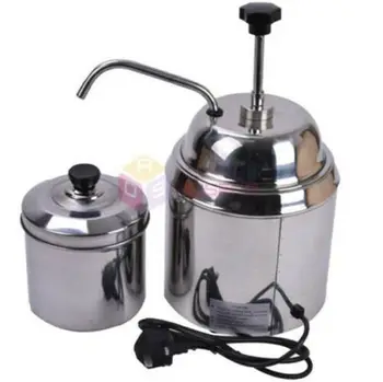 

CE 110V/220V Hot Nacho Fudge Dispenser Warmer Chocolate Cheese Heating Machine