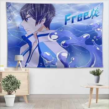 

Free! Nanase Haruka Wall Tapestry Decoration Mariage Wall Carpet Rectangular Modern Printing Fabric Yoga Mat Blanket Tapestry