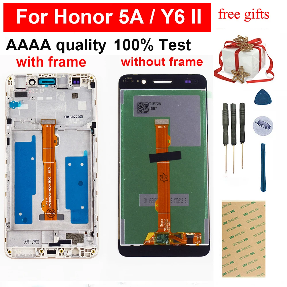 ЖК дисплей для huawei 5A Y6 II CAM L23 L03 L21 AL00 TL00 Экран дисплея кодирующий преобразователь
