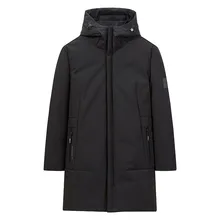 Мужские зимние длинные пуховые пальто с капюшоном, верхняя одежда для улицы, мужская повседневная модная пуховая куртка, пальто, мужские парки, JK-860