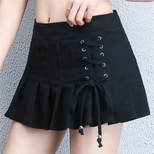 Новые джинсы на весну и осень плиссированная юбка облегающие брюки с галстуком-бабочкой, юбка узкая юбка с низкой талией, супер короткая юбка средней длины