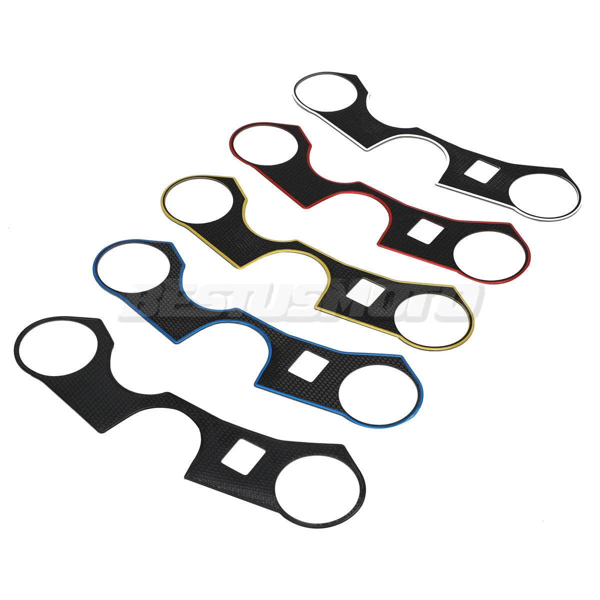 

Motorcycle Waterproof Decal Pad Triple Tree Top Clamp Upper Front End Sticker For Suzuki GSXR 600 750 GSXR600 GSXR750 2006-2017