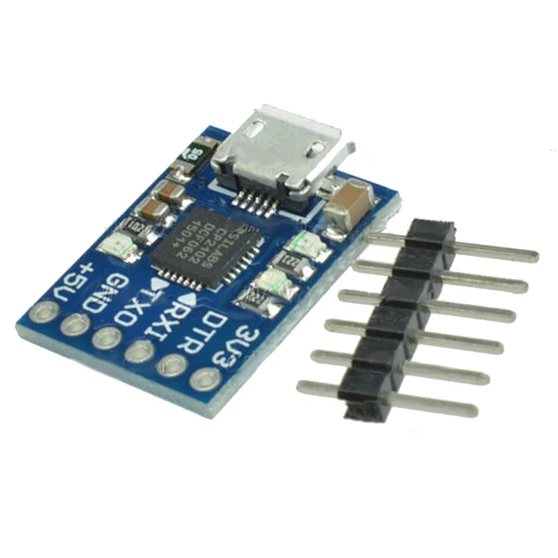 

Micro-USB to UART TTL Module 6Pin Serial Converter CP2102 STC