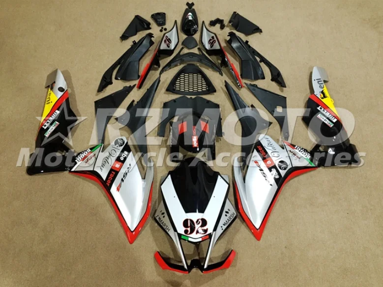 Литьевая Форма ABS Обтекатели комплект подходит для Aprilia RSV4 1000 2009- 09 10 11 12 13 14 пользовательский номер 92