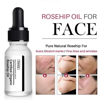

10ml Anti-Aging Whitening Moisturizer Rose Hip Essential Stretch Marks Care Oil Skin Acne Scar Remover Serum U8N1