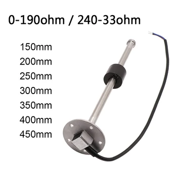 

Fuel Level Sensor With 150 200 250 300 350 450 Mm For Car Boat Fuel Gauge 0~190 Ohm / 240~33 Ohm Gauges