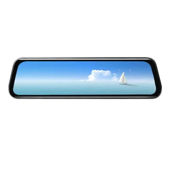 

10 inches Touch Screen 1080P DVR stream media Dash camera Dual Lens Video Recorder Rearview mirror 1080p Rear camera for Car