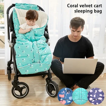 

Winter Baby Sleeping Bags Baby Cocoon Sleepsacks Soft Warm Envelope For Newborn Stroller Blanket With Footmuff For Pram