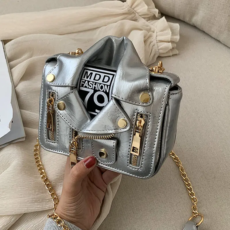 

2020 Fashion Motorcycle Flap Shoulder Messenger Crossbody Bags Women Vintage Zipper Ladies Clutch Casual Totes Female Purse
