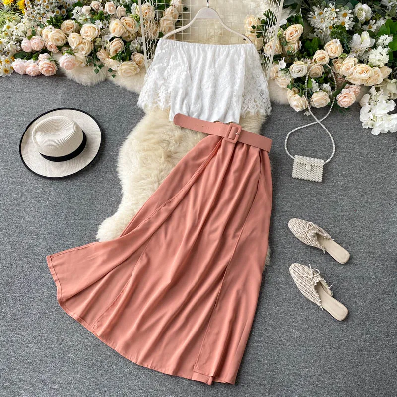 short top long skirt dress