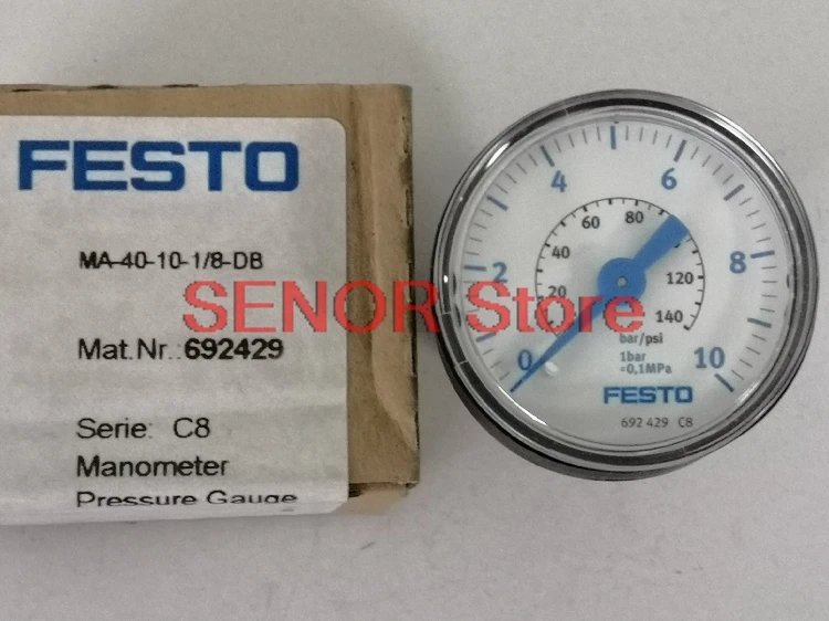 

Brand new original pressure gauge MA-40-10-1/8-DB (692429)