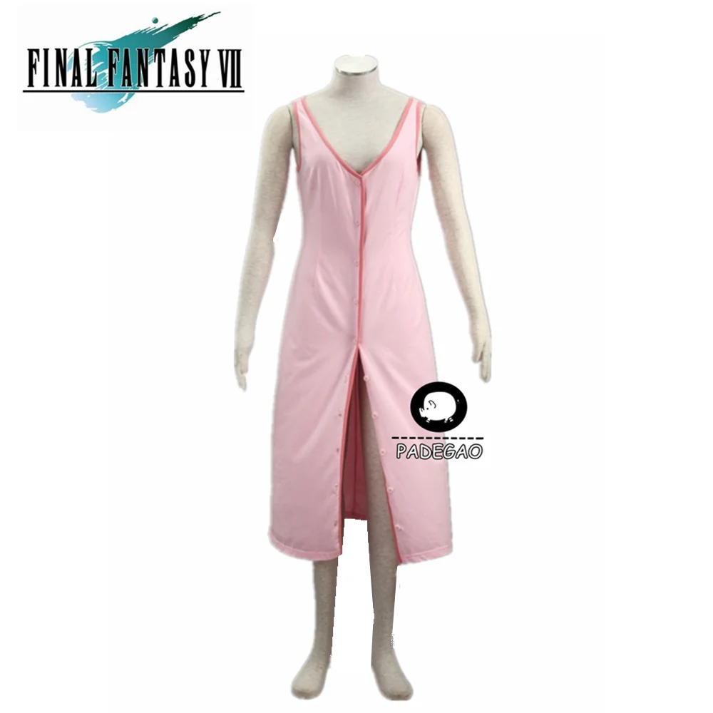 Final Fantasy VII Aeris, косплей, FF7 Aerith, костюм для косплея, брендовая игра, косплей, полный комплект, одежда на заказ